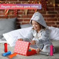 6 Piezas Indoor de 9 LED, Juego de Mini Interior with Pilas, Interior de Bolsillo Coloridas, Gift para Niños y Adultos, Ideal para Camping, Actividades al Aire Libre y Fiesas - details 5