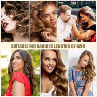 Mezclador De Pelo 28mm Automático Para Ondas Grandes Y Rizos Internos Mejor Curling Wand Profesional 2024 Con Control Digital De Temperatura - details 18