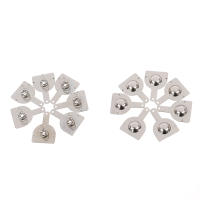 100pcs Placa De Contacto Individual Positivo Y Negativo 18650 Con Resorte 16x18.5mm 50 Pares Material De Acero Inoxidable Para Electrónica Industrial - details 6