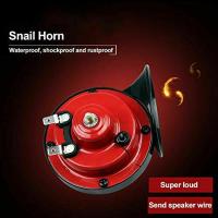 Bocina Eléctrica De Caracol Automóvil 12V 300 DB Para Camiones Accesorios De Coche Estilo Durabilidad Alta Potencia - details 7