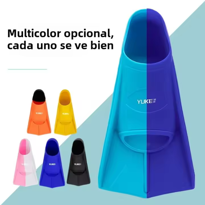 Aletas De Natación Profesionales De Silicona Para Entrenamiento Y Escuba Diving Adecuadas Para Hombres Mujeres Y Niños Equipamiento De Snorkel - 1