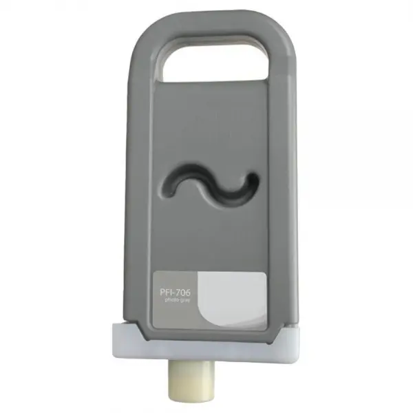 Compatible canon pfi706 gris photo tinta pigmentada 6691b001 / pfi-706pgy - 1