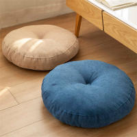 Cojín De Piso Redondo Para Meditación Y Yoga Colores Sólidos Sofá Silla Cojín De Asiento Oversize Almohada De Piso JAF122 Para Adultos - details 1