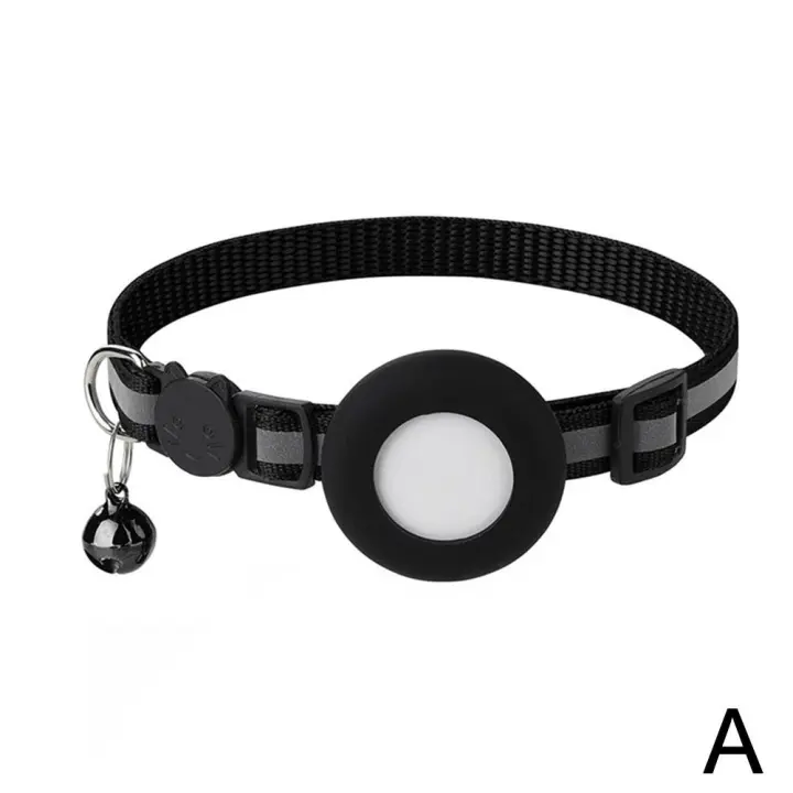 Funda Protectora Para Rastreador GPS Airtag Collar Reflectivo Para Mascotas Correa De Cuello Universal Para Gatos Y Perros - 1