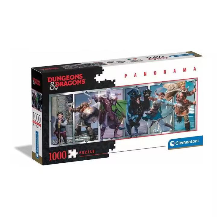 PUZZLE 1000 PIEZAS PANORAMA DUNGEONS DRAGONS DE CLEMENTONI - 1