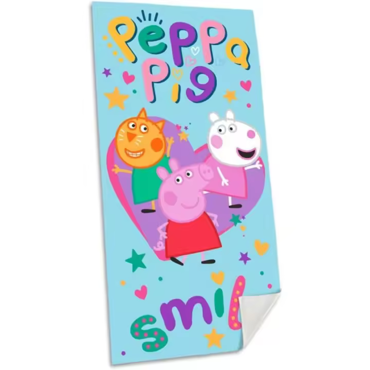Peppa Pig - Toalla de Algodón Smile 140x70 - Oficial - 1