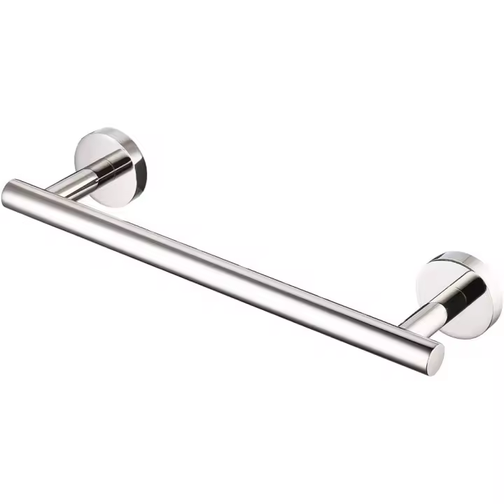 Toallero de 30 cm, toallero de baño, toallero de cocina, colgador de paños de cocina, acero inoxidable SUS304, acero pulido, montado en la pared. - 1