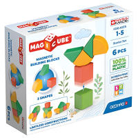 GEOMAG - Magicube Magnetics Building blocks 3 Shapes - SWISS MADRE 6 PCS - Starter Set - details 0