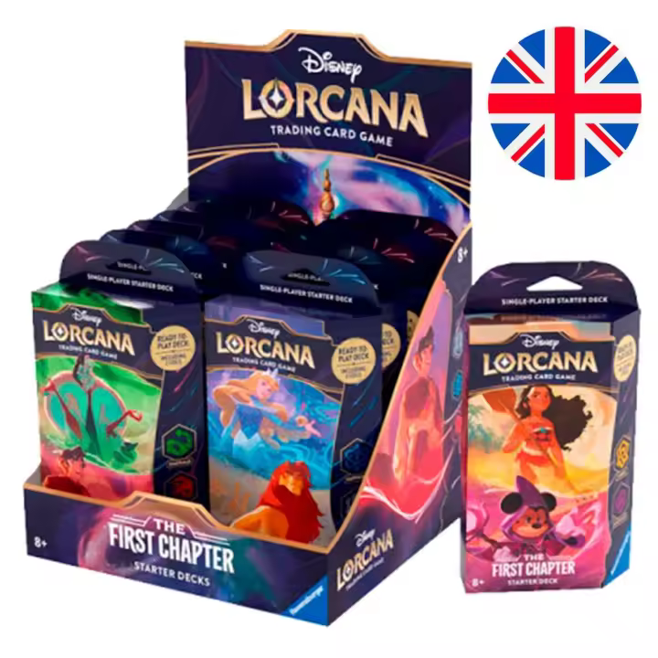 1 JUEGO DE CARTAS THE FIRST CHAPTER RAVENSBURGER DISNEY LORCANA INGLES - 1