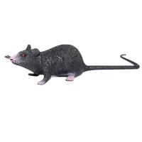 Modelo De Rata Pequeña Falsa Y Realista Juguete De Terror Divertido Para Fiesta De Halloween Decoración Práctica Broma Juguete De Novedad Para Gatos - details 4