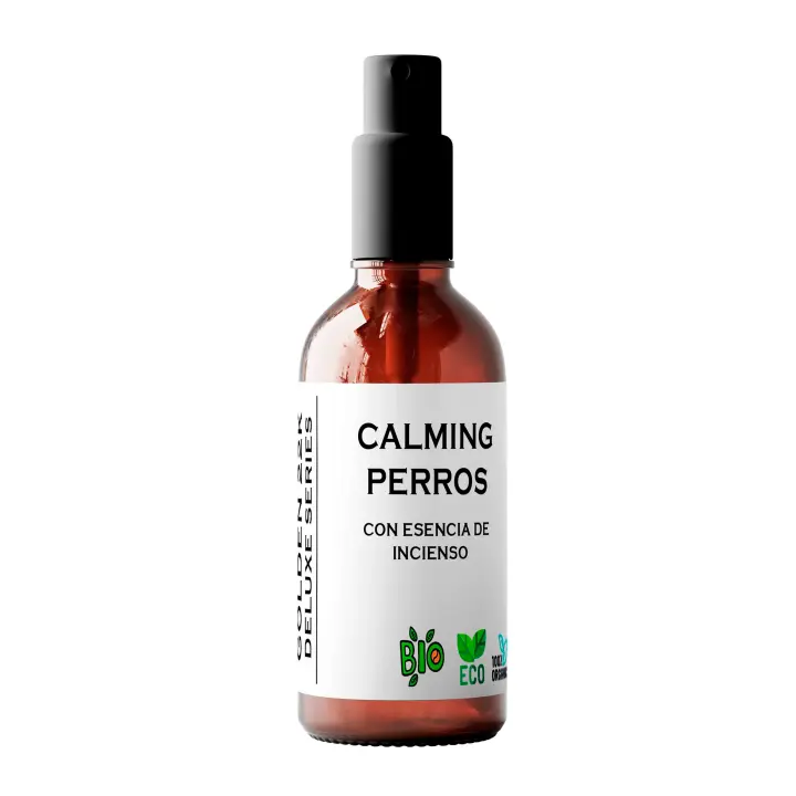 Golden 22k Calming para Perros Bio/Eco con Esencia de Incienso - Previene el Miedo en Perros - 1
