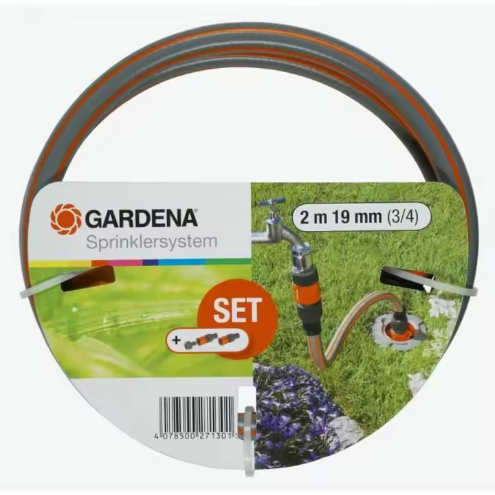 Conector de manguera Gardena 02713-20 Sistema de riego Ø 19 mm 2 m - 1