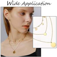 Alrededor De 100 Piezas De 2 Colores Encanto De Corazón Plano Pequeño Colgante De Amor En Acero Inoxidable Charme Hypoallergénico Con Agujero Pequeño De 1mm - details 1