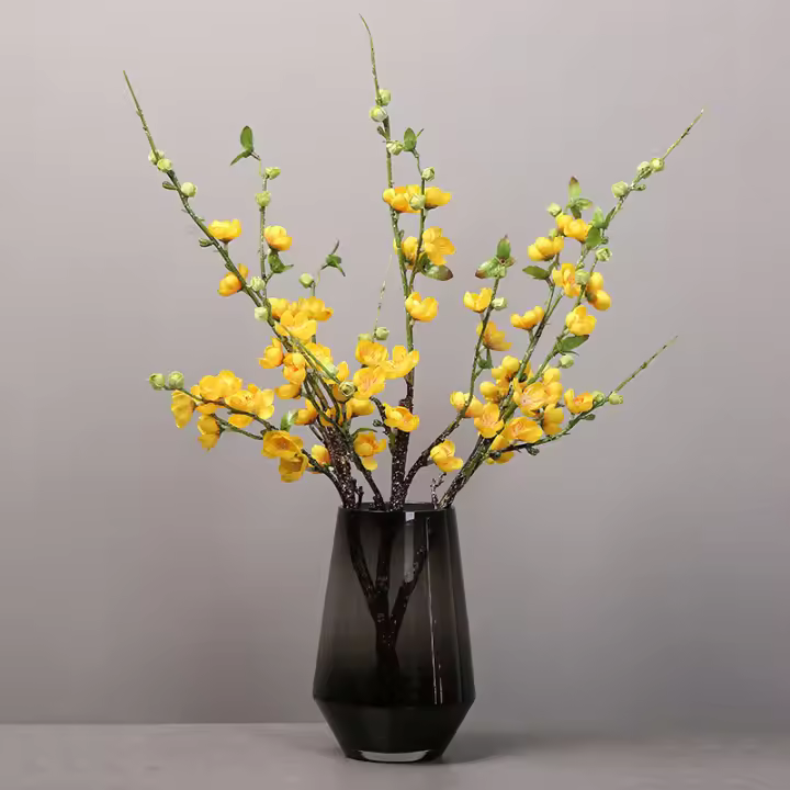 Rama De Cerezo Artificial En Seda Para Decoración De Bodas Accesorios De Arreglo Floral De Primavera Uso En Aniversarios Baños De Bebés Cumpleaños Bodas De Novia Fiesta De Entrañamiento Exterior - 1