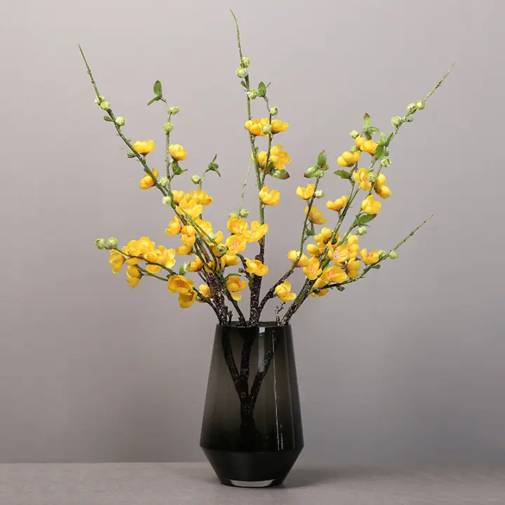 Rama De Cerezo Artificial En Seda Para Decoración De Bodas Accesorios De Arreglo Floral De Primavera Uso En Aniversarios Baños De Bebés Cumpleaños Bodas De Novia Fiesta De Entrañamiento Exterior - 1