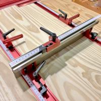 Conectores De Valla De Miter Para Tallado En Madera Bloque De Detención De Rastro De Aluminio Bracket Deslizante Para Mesa De Sierra - details 38