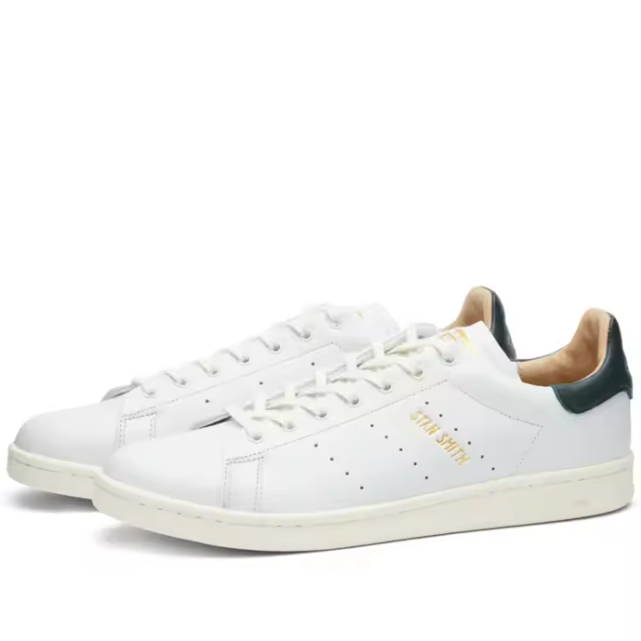Adidas Stan Smith Lux HP2201 Crystal White / Off White / Shadow Green - 1