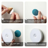 Lámpara De Pared LED Recargable Con Sensor De Movimiento Para Iluminación Nocturna En Cocina Comedor Dormitorio Foyer Estudio Baño - details 7