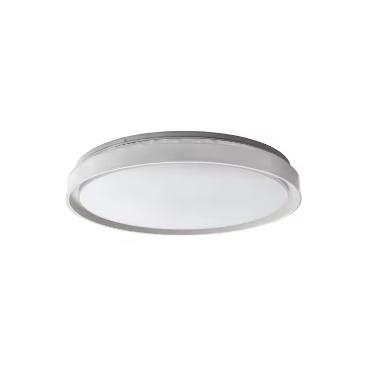 Eglo Seluci Plafón LED redondo gris Ø49 cm Luz Regulable 3000-6500K 4600LM IP20 4X10W Mando incluido - 1