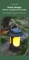 Lámpara De Camping Retro Portátil Lanternas Solares/Carga Tipo-C Luz De Emergencia Para Colgar En La Tienda De Acampar Y Escalada Al Aire Libre Jardín - details 8
