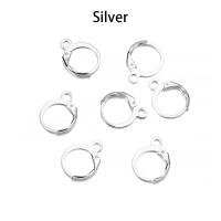 50pcs Gancho Para Pendientes De Color Oro Herramientas De Bajo Costo Para Fabricación De Joyería DIY Anillo Base De Metal Para DIY - details 10