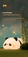 Lámpara Nocturna De Silicona Suave Con Diseño De Panda LED Recargable Para Dormitorio Regalo Para Niños Luz Nocturna Ajustable Y Dimmable Con Sensor De Toque - details 9