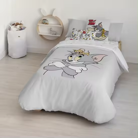 BL BELUM - Funda nórdica con Botones 100% algodón Modelo Sweet Tom Jerry ; Funda nórdica Ligera y Confortable; Funda nórdica licencias Oficiales… - Funda Nórdica Extrasuave - Funda Nórdica 100% Made in Spain - 1