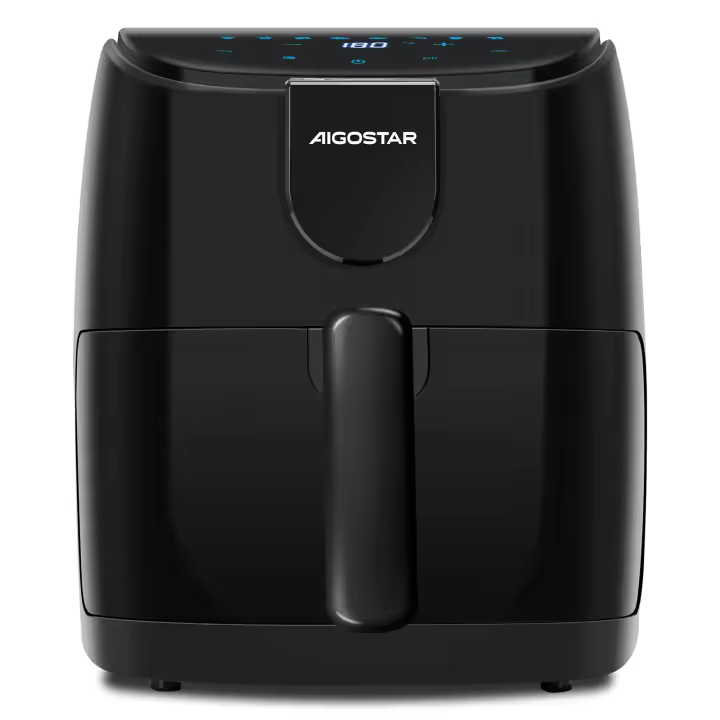 Freidora de Aire AIGOSTAR B30202I30 4L 1500W | Temporizador 60 Min | Temperatura Ajustable | Pantalla LED | Canasta Antiadherente - 1