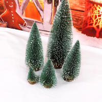 Decoración De Navidad LED Miniátrica Para Escritorio Árbol Luminoso DIY Adornos Para Oficina Y Fiesta En Casa Material Plástico - details 6