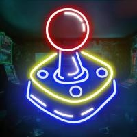 Arcade Joystick Signe Neon USB LED Ajustable Para Decoración De Habitación Bar Game Room Party Regalo Luz Neón Para Sala De Estar - details 1
