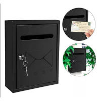 Bandeja De Correo Metálica De Pared Para Oficina Y Hogar Capacidad Grande Fácil Instalación Medidas 20x7.5x26 Cm - details 1