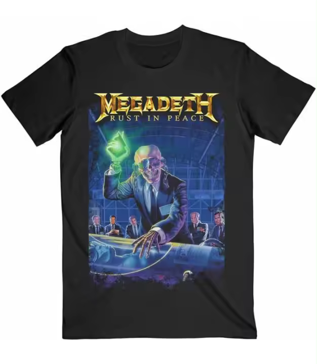 Camiseta unisex MEGADETH Rust In Peace 30th Anniversary Licencia Oficial MEGATS10MB - 1
