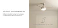 Create - Ventilador de Techo Silencioso DC 40W con Luz LED y Mando a Distancia - WIND BALL - details 4