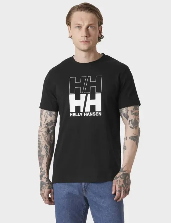 Helly Hansen Core camiseta negra para hombre - 1