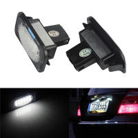 Luz De Placa De Matrícula LED Blanca ANGRONG 18 SMD Para Mercedes Benz C-Class W203 4D C230 C240 C280 2000-2007 6000K CANBUS Sí - details 1