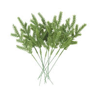 10Pcs Ramas De Pino Navideñas Artificiales Verdes Con Nieve Para Decoración De Navidad Árboles De Navidad Correas De Navidad Regalos De Año Nuevo Plantas Falsas Para Bodas Y Hogar - details 10