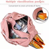 Bolsa De Deporte Para Hombres Con Compartment Para Zapatos Y Bolsa Húmeda Bolsa De Viaje Para Mujeres Bolsa De Gimnasio Para Natación Y Yoga - details 2