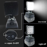Luz LED Portátil Para Batería Makita 4In Luz De Trabajo Exterior Sin Cable Luz De Emergencia Mano a Mano Para Pesca Y Herramientas - details 3