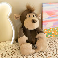 Muñeco De Peluche De Animales Del Bosque 25-35cm Conejo Perro Elefante León Tigre Zorro Mono Juguete Suave Para Niños Regalo De Cumpleaños - details 19