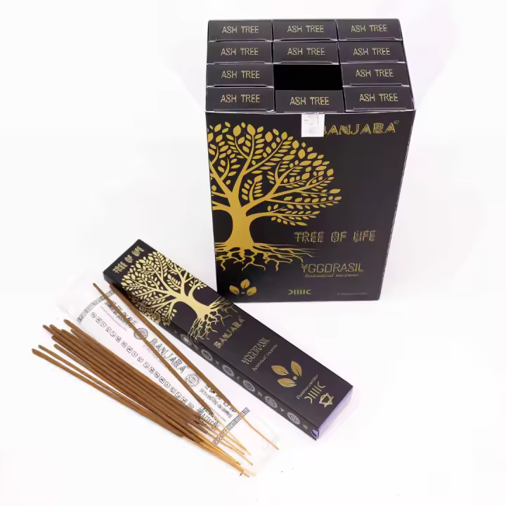 Incienso Botánico Banjara Artesanal de la India – Inspirado en el Poder de los Árboles Sagrados, Cada Variedad Representa un Árbol Único. Elaborado a Mano con Ingredientes Naturales para una Experiencia Aromática Auténtica de Awartisan - 1