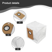 Bolsa De Polvo Reutilizable Para Robot Aspirador Laresar L6 pro Y Ultenic T10 Pack De 6 Piezas Partes De Repuesto Para Limpieza Doméstica - details 3
