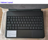 Folio Teclado Mágico Para iPad 10 Generación 2022 Cubierta Inteligente Con Teclado AZERT Idiomas Espa\u00f1ol Portugu\u00e9s Hebreo Alem\u00e1n En Color Negro Y Blanco - details 11