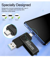 Bliksem Pendrive 3en1 64GB Tipo C Memoria Stick OTG 2.0 Para PC Y Móvil Caja Metálica USB Flash Drive Pen Drive OTG 64GB - details 2