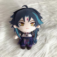 Muñeco De Peluche Genshin Impact Xiao De 20cm Con Ropa Juguetes Suaves Y Lindos Accesorios De Cosplay Regalo Para Fans - details 1