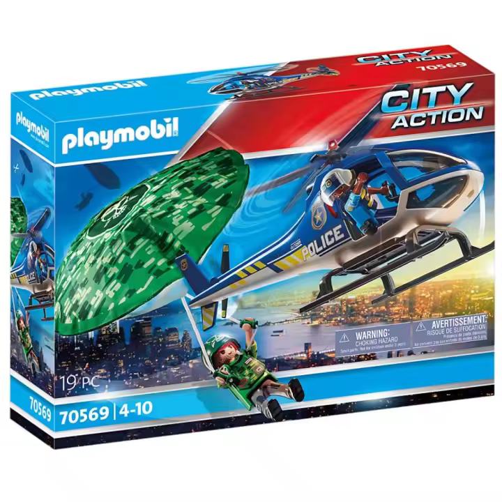PLAYMOBIL HELICÓPTERO DE POLICÍA, 70569, TIENDA CON LICENCIA OFICIAL - 1