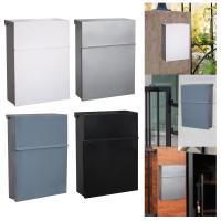 Caja De Correo Retro De Seguridad Con Cerradura Para Exterior Instalación En Pared Caja De Cartas Para Puerta Delantero Material Metálico - details 3
