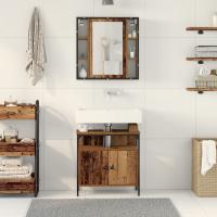 Set de Muebles de Baño de 2 Piezas de Madera Vieja y Madera Ingenierizada - details 2