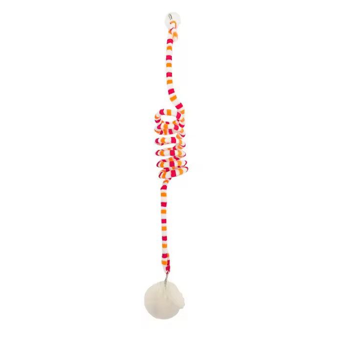 Juguete Interactivo Para Gatos Colgante De Simulación Divertido Juguete Self-hey Para Jugar Con Gatos Chicos Varita Telescopio Con Campana - 1