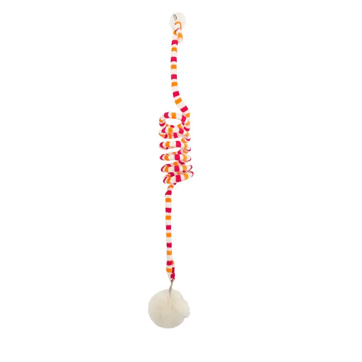 Juguete Interactivo Para Gatos Colgante De Simulación Divertido Juguete Self-hey Para Jugar Con Gatos Chicos Varita Telescopio Con Campana - 1