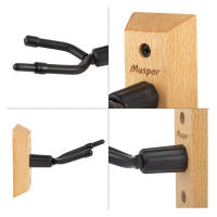 Soporte De Pared Para Violín Y Viola Con Gancho Para Arco Base De Madera 1 Pack Accesorios Para Exhibición Y Almacenamiento De Violines - details 6